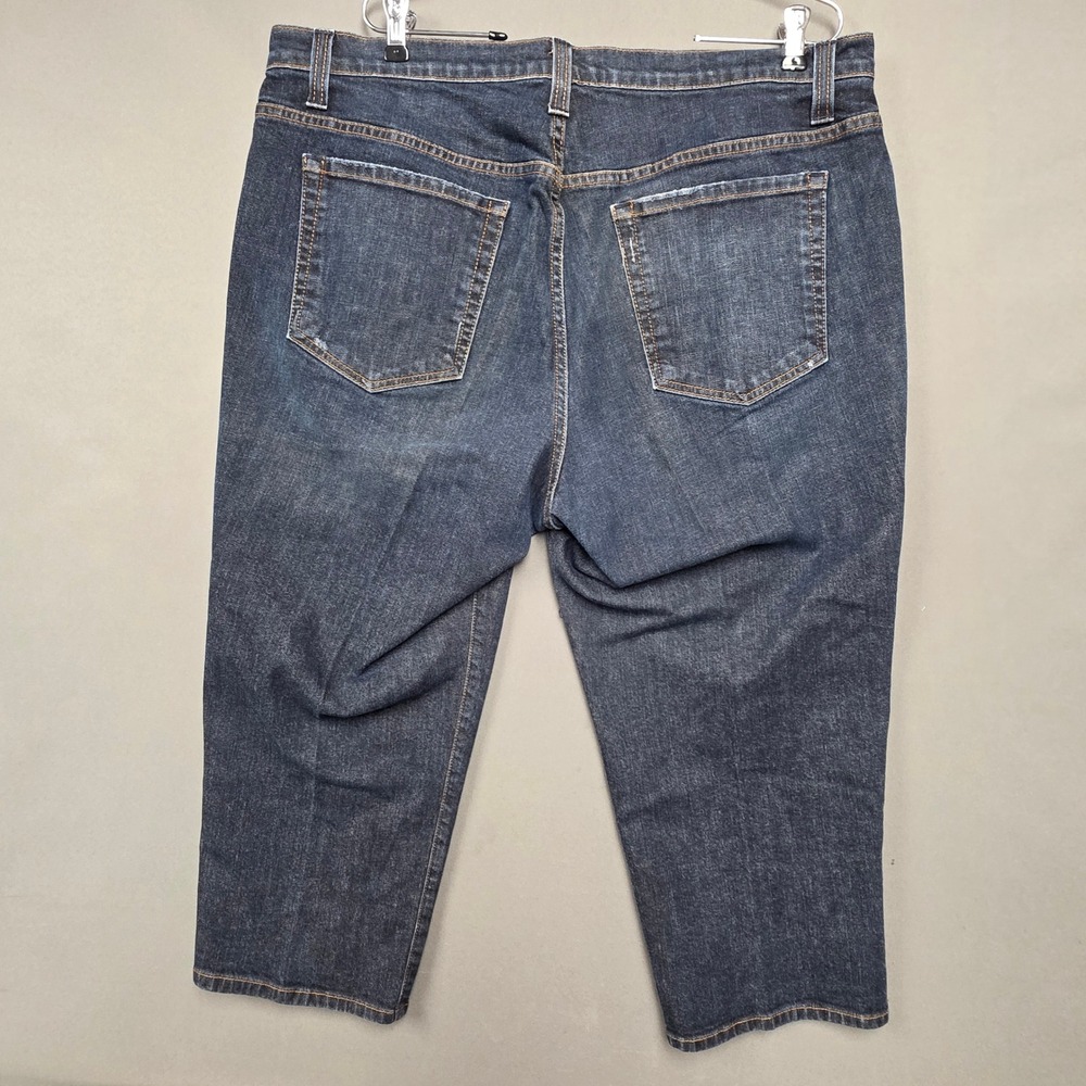 Karen Kane Jeans Women's Crop Denim Dark Wash 20W - Picture 5 of 7